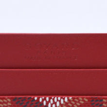 Load image into Gallery viewer, 未使用 GOYARD ゴヤール サン・シュルピス カードケース レッド STSULPPMLTY02CL02X レザー PVC 中古 4a005110