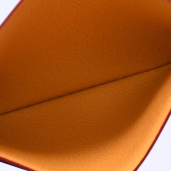 Unused GOYARD Saint Sulpice Card Case Red STSULPPMLTY02CL02X Leather PVC Used 4a005110