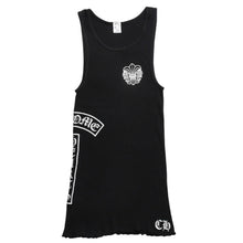 Load image into Gallery viewer, CHROME HEARTS クロムハーツ タンクトップ サイズL BSフレア オールドイングリッシュロゴ CHロゴ ブラック 美品 中古 4a005030