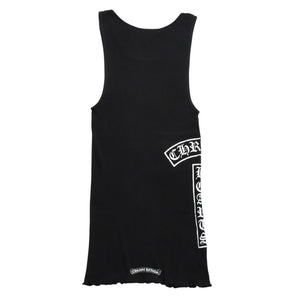 CHROME HEARTS クロムハーツ タンクトップ サイズL BSフレア オールドイングリッシュロゴ CHロゴ ブラック 美品 中古 4a005030