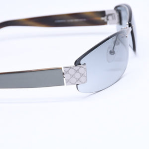 GUCCI sunglasses, eyewear, khaki lenses, khaki temples, silver hardware, GG1799/S 60◻15 125 Excellent condition Used 4a004926