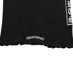 CHROME HEARTS クロムハーツ タンクトップ サイズL BSフレア オールドイングリッシュロゴ CHロゴ ブラック 美品 中古 4a005030
