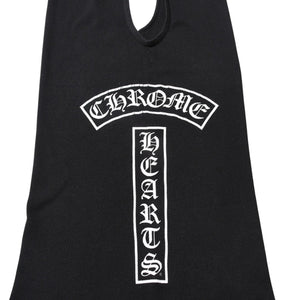 CHROME HEARTS クロムハーツ タンクトップ サイズL BSフレア オールドイングリッシュロゴ CHロゴ ブラック 美品 中古 4a005030