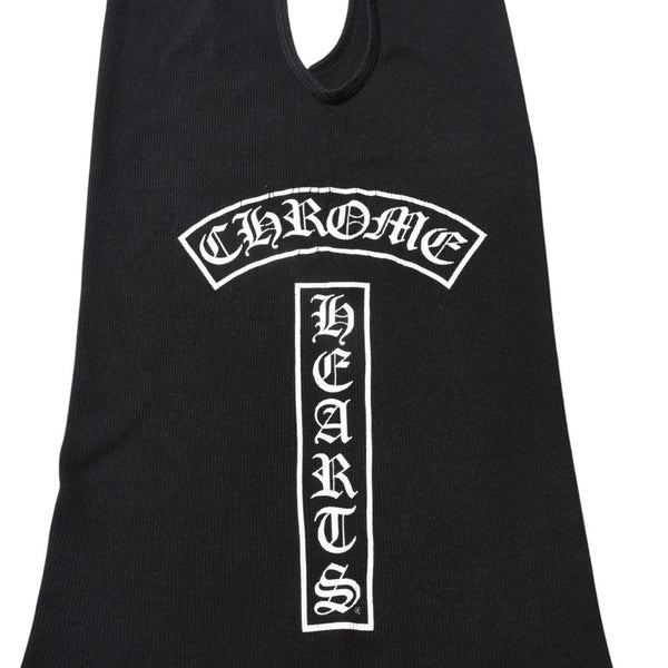 CHROME HEARTS クロムハーツ タンクトップ サイズL BSフレア オールドイングリッシュロゴ CHロゴ ブラック 美品 中古 4a005030