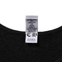 Load image into Gallery viewer, CHROME HEARTS クロムハーツ タンクトップ サイズL BSフレア オールドイングリッシュロゴ CHロゴ ブラック 美品 中古 4a005030