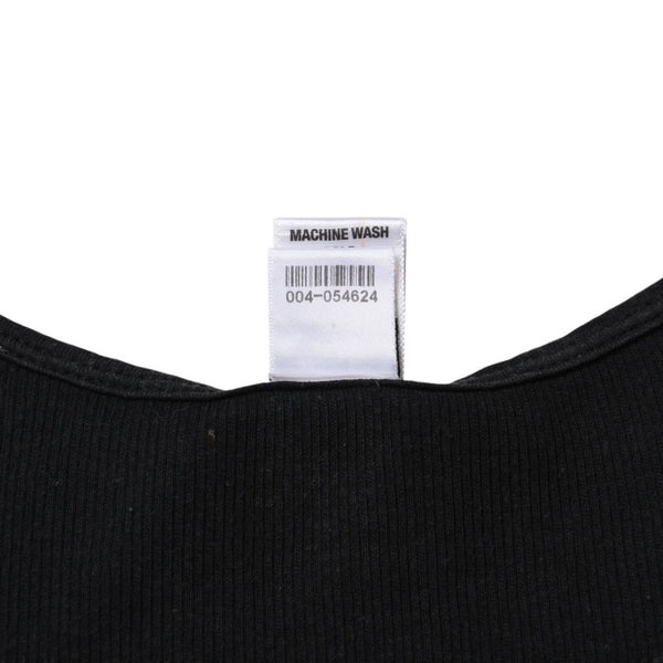 CHROME HEARTS クロムハーツ タンクトップ サイズL BSフレア オールドイングリッシュロゴ CHロゴ ブラック 美品 中古 4a005030