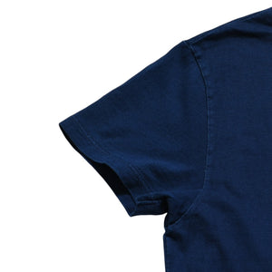 MIU MIU Cotton Jersey T-shirt MJE15 Patch Logo Cut and Sewn Short Sleeve T-shirt Indigo Blue Navy Size M Good Condition Used 4a004938
