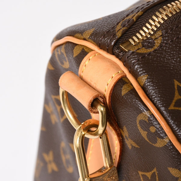 LOUIS VUITTON Keepall 50 Bandouliere Boston Bag M41426 PVC Leather Monogram MB3047 Gold Hardware Good Condition Used 4a004901