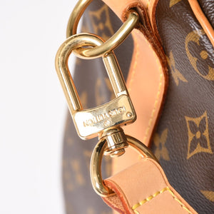 LOUIS VUITTON Keepall 50 Bandouliere Boston Bag M41426 PVC Leather Monogram MB3047 Gold Hardware Good Condition Used 4a004901