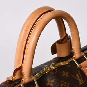 LOUIS VUITTON Keepall 50 Bandouliere Boston Bag M41426 PVC Leather Monogram MB3047 Gold Hardware Good Condition Used 4a004901