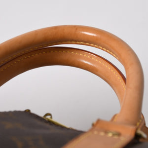 LOUIS VUITTON Keepall 50 Bandouliere Boston Bag M41426 PVC Leather Monogram MB3047 Gold Hardware Good Condition Used 4a004901