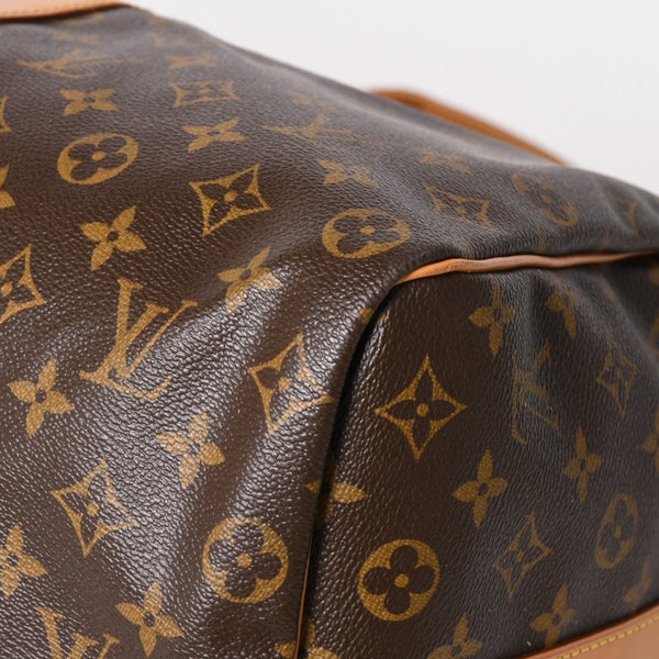 LOUIS VUITTON Keepall 50 Bandouliere Boston Bag M41426 PVC Leather Monogram MB3047 Gold Hardware Good Condition Used 4a004901