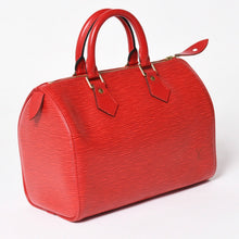 画像をギャラリービューアに読み込む, LOUIS VUITTON ルイヴィトン スピーディ25 ハンドバッグ M43017 エピ レザー レッド ゴールド金具 美品 中古 4a004957