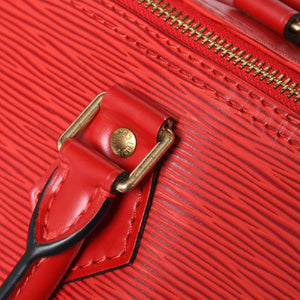 LOUIS VUITTON ルイヴィトン スピーディ25 ハンドバッグ M43017 エピ レザー レッド ゴールド金具 美品 中古 4a004957