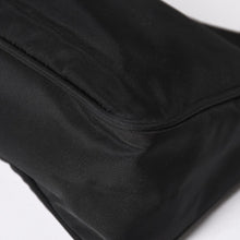 Load image into Gallery viewer, PRADA プラダ ポーチ ハンドバッグ MV515 ホーボー ミニバッグ 三角ロゴ ブラック シルバー金具 美品 中古 4a004675