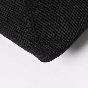 極美品 Maison Margiela メソンマルジェラ MM6 ジャパニーズバッグ メッシュ スモール ハンドバッグ ブラック 中古 4a004954