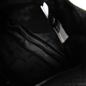 極美品 Maison Margiela メソンマルジェラ MM6 ジャパニーズバッグ メッシュ スモール ハンドバッグ ブラック 中古 4a004954