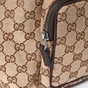 GUCCI グッチ リュック バックパック 114552 GGキャンバス ジャッキー キャンバス レザー ブラウン 美品 中古 4a004958