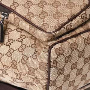 GUCCI グッチ リュック バックパック 114552 GGキャンバス ジャッキー キャンバス レザー ブラウン 美品 中古 4a004958