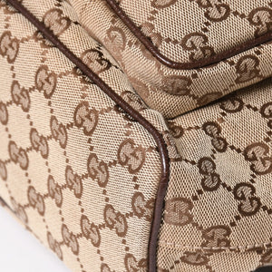 GUCCI グッチ リュック バックパック 114552 GGキャンバス ジャッキー キャンバス レザー ブラウン 美品 中古 4a004958