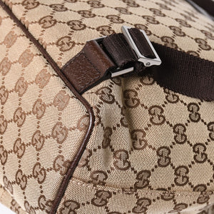 GUCCI グッチ リュック バックパック 114552 GGキャンバス ジャッキー キャンバス レザー ブラウン 美品 中古 4a004958