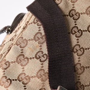 GUCCI グッチ リュック バックパック 114552 GGキャンバス ジャッキー キャンバス レザー ブラウン 美品 中古 4a004958