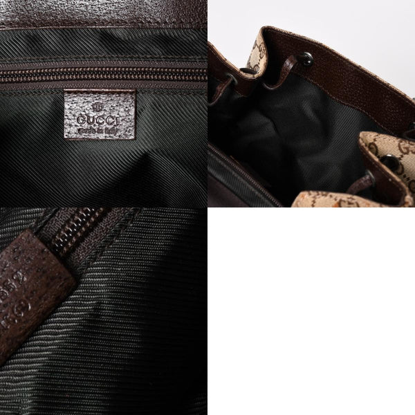 GUCCI グッチ リュック バックパック 114552 GGキャンバス ジャッキー キャンバス レザー ブラウン 美品 中古 4a004958