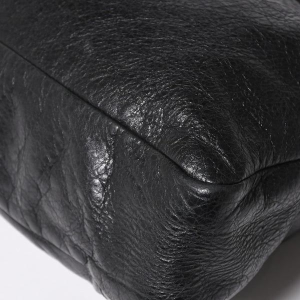 極美品 BALENCIAGA バレンシアガ ザ ジャイアント タウン 2WAY ハンドバッグ 285434 ブラック レザー ショルダー 中古 4a004969