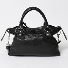 画像をギャラリービューアに読み込む, 極美品 BALENCIAGA バレンシアガ ザ ジャイアント タウン 2WAY ハンドバッグ 285434 ブラック レザー ショルダー 中古 4a004969