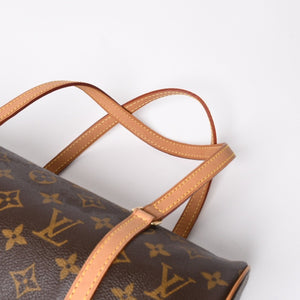 極美品 LOUIS VUITTON ルイヴィトン パピヨン30 GM ハンドバッグ M51365 モノグラム ゴールド金具 筒型 中古 4a004967