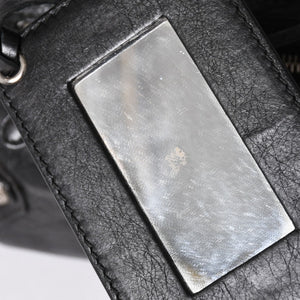 極美品 BALENCIAGA バレンシアガ ザ ジャイアント タウン 2WAY ハンドバッグ 285434 ブラック レザー ショルダー 中古 4a004969