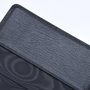 新品同様品 CHANEL シャネル Coco Mark ココマーク 手帳カバー ブックカバー 6番台 ブラック ゴールド金具 中古 4a004976