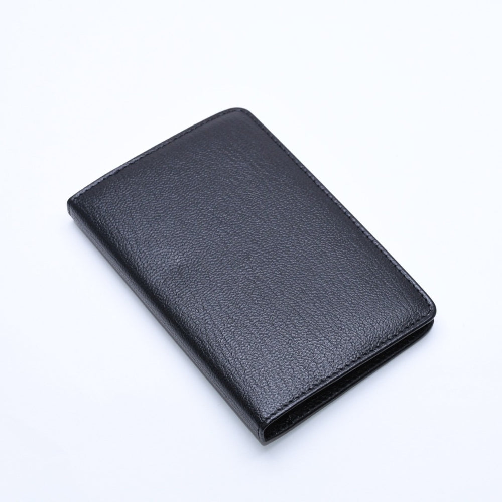 Like new CHANEL Coco Mark Notebook cover Book cover No. 6 Black Gold hardware Used 4a004976