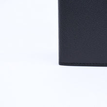 画像をギャラリービューアに読み込む, 新品同様品 CHANEL シャネル Coco Mark ココマーク 手帳カバー ブックカバー 6番台 ブラック ゴールド金具 中古 4a004976