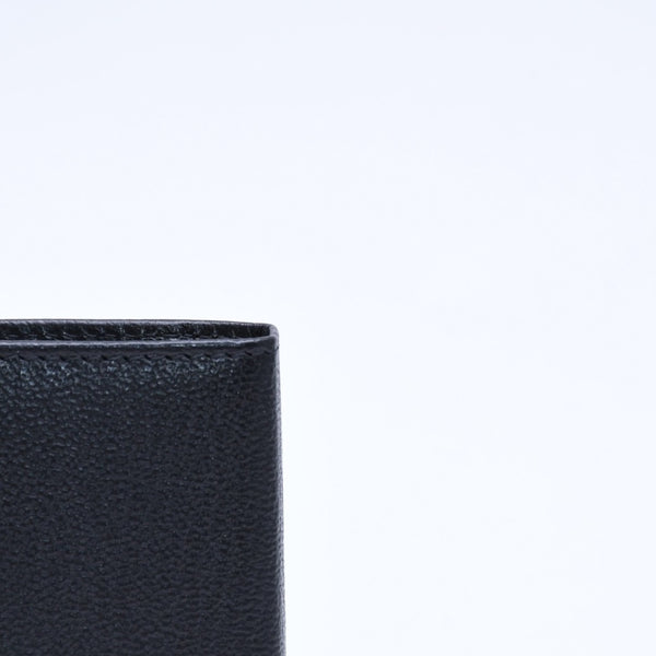 新品同様品 CHANEL シャネル Coco Mark ココマーク 手帳カバー ブックカバー 6番台 ブラック ゴールド金具 中古 4a004976