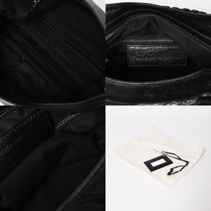 極美品 BALENCIAGA バレンシアガ ザ ジャイアント タウン 2WAY ハンドバッグ 285434 ブラック レザー ショルダー 中古 4a004970