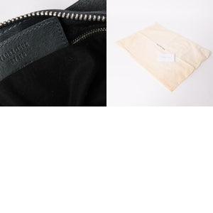 極美品 BALENCIAGA バレンシアガ ザジャイアントパートタイム エディターズバック 2WAYバッグ 173082 グリーン シルバー金具 中古 4a004979