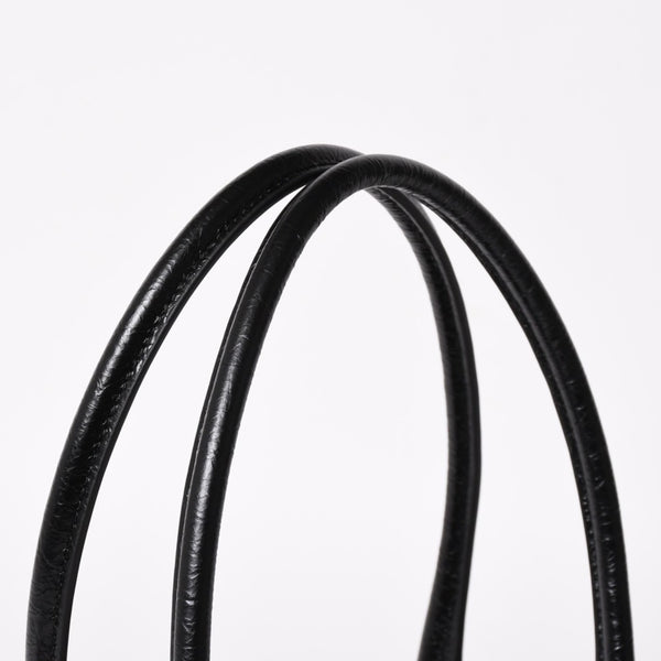 新品同様品 BALENCIAGA バレンシアガ Le Cityn East-West アリーナ ラムスキン ブラスハードウェア 8457042 ブラック シルバー金具 中古 4a004985