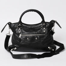 画像をギャラリービューアに読み込む, 極美品 BALENCIAGA バレンシアガ ザ ジャイアント タウン 2WAY ハンドバッグ 285434 ブラック レザー ショルダー 中古 4a004970