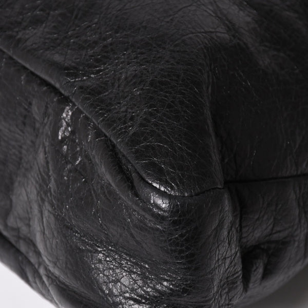 極美品 BALENCIAGA バレンシアガ ザ ジャイアント タウン 2WAY ハンドバッグ 285434 ブラック レザー ショルダー 中古 4a004970