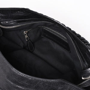 極美品 BALENCIAGA バレンシアガ ザ ジャイアント タウン 2WAY ハンドバッグ 285434 ブラック レザー ショルダー 中古 4a004970