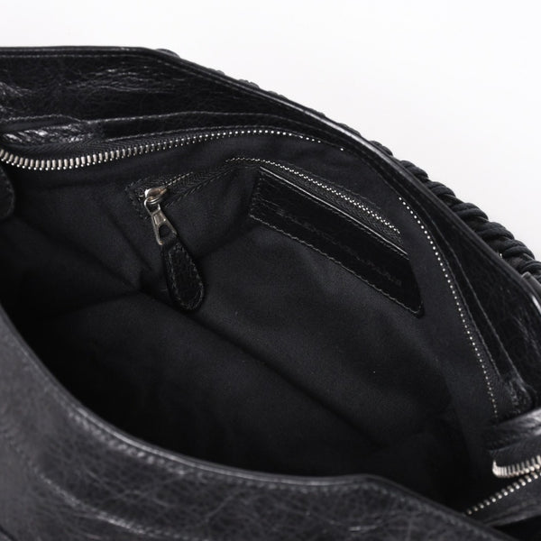 極美品 BALENCIAGA バレンシアガ ザ ジャイアント タウン 2WAY ハンドバッグ 285434 ブラック レザー ショルダー 中古 4a004970