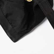 画像をギャラリービューアに読み込む, HERMES エルメス キャップ Black ブラック Cashmere カシミヤ レザー サイズ59 シルバー金具 美品 中古 4a004817