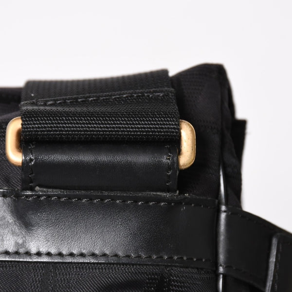 極美品 CHANEL シャネル ニュートラベルライン メッセンジャーバッグ 11番台 ナイロンジャガード レザー ゴールド金具 中古 4a004968