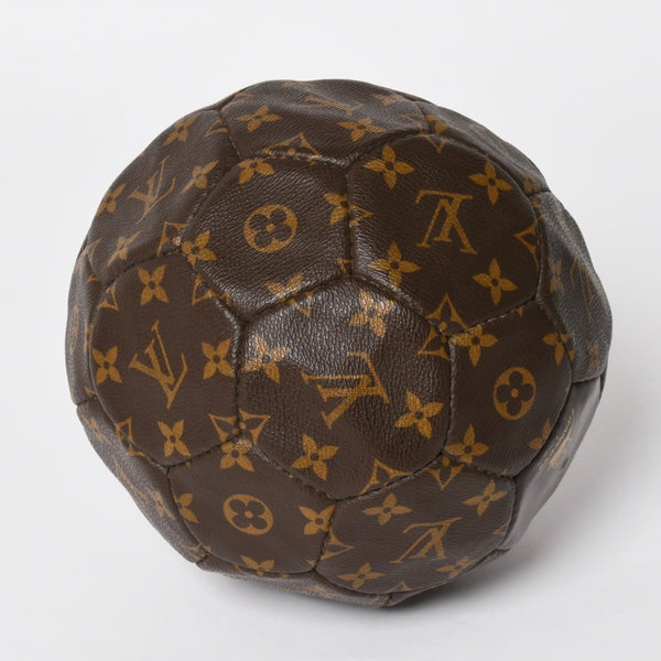 Very Good LOUIS VUITTON Monogram Soccer Ball M99054 1998 France World Cup Commemorative Limited Edition 3000 pieces Used 4a004801