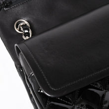 画像をギャラリービューアに読み込む, 極美品 CHANEL シャネル デカマトラッセ30 Wフラップ Wチェーンショルダーバッグ 15番台 ココマーク パテントレザー SV金具 中古 4a004962