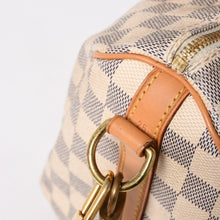 画像をギャラリービューアに読み込む, LOUIS VUITTON ルイヴィトン スピーディバンドリエール30 N41373 ダミエアズールキャンバス ホワイト ブラウン 美品 中古 4a004955