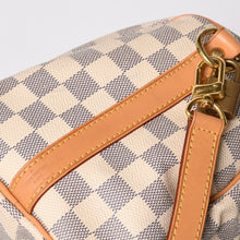 画像をギャラリービューアに読み込む, LOUIS VUITTON ルイヴィトン スピーディバンドリエール30 N41373 ダミエアズールキャンバス ホワイト ブラウン 美品 中古 4a004955