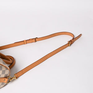 LOUIS VUITTON ルイヴィトン スピーディバンドリエール30 N41373 ダミエアズールキャンバス ホワイト ブラウン 美品 中古 4a004955