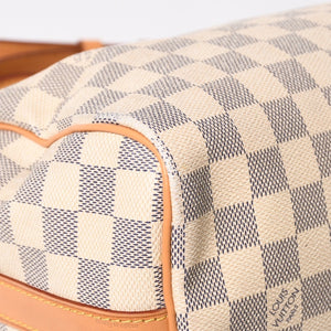 LOUIS VUITTON ルイヴィトン スピーディバンドリエール30 N41373 ダミエアズールキャンバス ホワイト ブラウン 美品 中古 4a004955